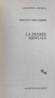La denrée mentale（Collection "Critique")
