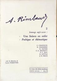 Arthur Rimbaud (2): hommage anglo-saxon: Une Saison en enfer. Poétique et thématique