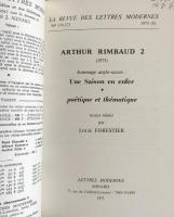 Arthur Rimbaud (2): hommage anglo-saxon: Une Saison en enfer. Poétique et thématique