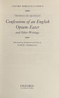 Confessions of an English Opium-Eater and Other Writings (Oxford World's Classics)