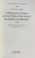A Philosophical Enquiry Into the Sublime and Beautiful (Oxford World's Classics)