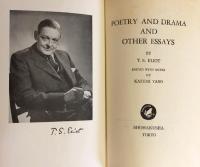 Poetry and Drama and Other Essays