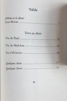Vivre au désert: Paul, Malchus, Hilarion

