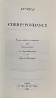 Fronton: Correspondance （Collection Fragments）Bilingue