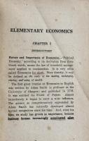 Elementary Economics