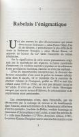 Rabelais : L'humaniste
