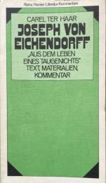 Carel ter Haar:Aus dem Leben eines Taugenichts text, materialien, kommentar(Reihe Hanser Literatur-Kommentare 230)
