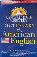ランダムハウス・ウェブスターアメリカ英語辞典 ESL/Learner's Edition
