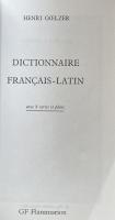 Dictionnaire Français - Latin