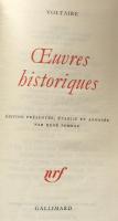 Voltaire : Oeuvres historiques（Bibliothèque de la Pléiade）