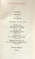 George Sand:Oeuvres Autobiographiques, Tome Ⅰ・Ⅱ Histoire de ma vie （Bibliothèque de la Pléiade）