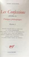 Saint Augustin: Œuvres. Tomes Ⅰ・Ⅱ・Ⅲ Complet　（Bibliothèque de la Pléiade)