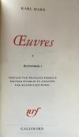 Karl Marx Oeuvres : Tome Ⅰ・Ⅱ・Ⅲ・Ⅳ Economie(Ⅰ・Ⅱ）Philosophie. PolitiqueⅠ（Bibliothèque de la Pléiade）