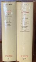 La Bible. L'Ancien Testament　Tomes Ⅰ・Ⅱ Complet （Bibliothèque de la Pléiade）