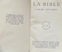 La Bible. L'Ancien Testament　Tomes Ⅰ・Ⅱ Complet （Bibliothèque de la Pléiade）