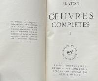 Platon:Oeuvres complète Tomes Ⅰ・Ⅱ Complet （Bibliothèque de la Pléiade）