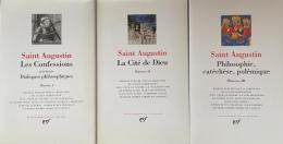 Saint Augustin: Œuvres. Tomes Ⅰ・Ⅱ・Ⅲ Complet　（Bibliothèque de la Pléiade)