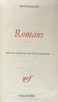 Maupassant : Romans （Bibliothèque de la Pléiade）