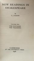 New Readings in Shakespeare Volumes Ⅰ・Ⅱ Complete