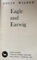 Eagle and Earwig: Essays on Books and Writers
