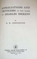 Appreciations and Criticisms of the Works of Charles Dickens