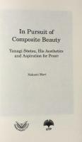 In Pursuit of Composite Beauty: Yanagi Soetsu, His Aesthetics and Aspiration for Peace