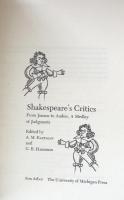 Shakespeare's Critics: From Jonson to Auden: A Medley of Judgments