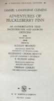 Adventures of Huckleberry Finn: An Authoritative Text, Backgrounds and Sources, Criticism(A Norton Critical Edition)