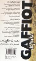 Le Gaffiot de poche. Dictionnaire Latin-Français, Nouvelle édition revue et augmentée
