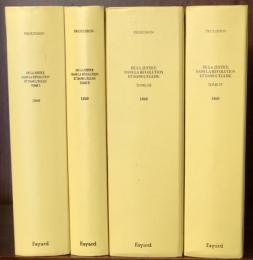 De la Justice dans la Révolution et dans l'Église – Tomes I à IV – Collection (Corpus des œuvres de philosophie en langue française ) – Ensemble complet

