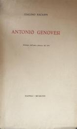 Antonio Genovesi. Ristampa dell' unica edizione del 1871
