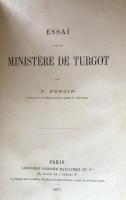 Essai sur le ministère de Turgot
