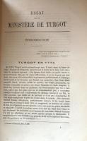 Essai sur le ministère de Turgot