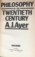 Philosophy in the Twentieth Century