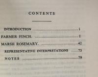 Farmer Finch and Marsh Rosemary