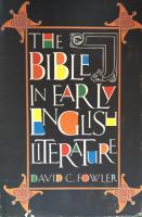 The Bible in Early English Literature