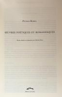 Pétrus Borel — Œuvres poétiques et romanesques
