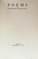Poems by Katherine Mansfield