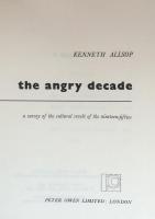 The Angry Decade：A Survey of the Cultural Revolt of the Nineteen-Fifties