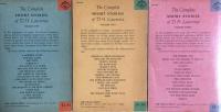 The Complete Short Stories of D. H. Lawrence. Complete in Three Volumes