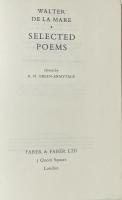 Selected Poems by Walter de la Mare（Faber Paperbacks）