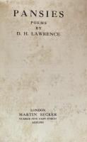 Pansies：Poems by D.H.Lawrence