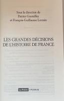 Les grandes décisions de l'histoire de France