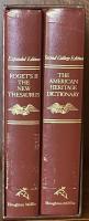 The American Heritage Dictionary, Second College Edition together with Roget’s II: The New Thesaurus, Expanded Edition — Two Volumes Set in Slipcase


