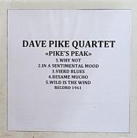 The David Pike Quartet <Pike's Peak>