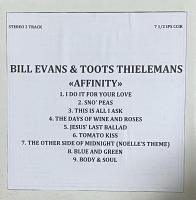 Bill Evans &Toots Thielemans <Affinity>