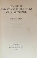 Political and Comic Characters of Shakespeare