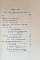 The Manuscript of Shakespeare's Hamlet and the Problems of Its Transmission. An Essay in Critical Bibliography. Complete in Two Volumes