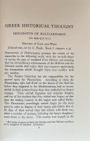 Greek Historical Thought From Homer to The Age of Heraclius　（The Library of Greek Thought）