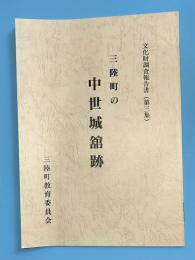 三陸町の中世城館跡　文化財調査報告書　第3集